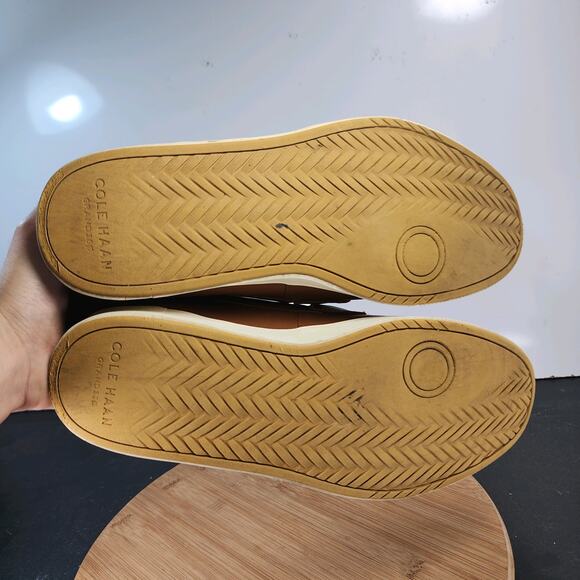 Mens Cole Haan Slip On Sz 11 010376 Brown Leather Casual Penny Loafers Shoes - Picture 8 of 8